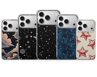 Stars Astrology phone case Night Sky for iPhone 17 Air 16e Pro Max 15 14 13 | Samsung A57 A37 S26 Ultra S25 FE | Google Pixel 10A