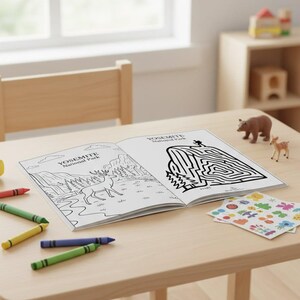 Yosemite Kids Activity Pack Printable | National Park Road Trip Activities for Kids image 5