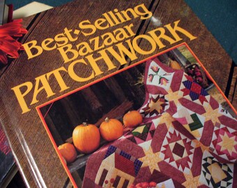 Quilting Projects, Best-Selling Bazaar PATCHWORK, Patterns Holiday Gifts Needlecrafts Instruction Book