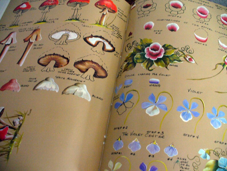 Priscilla Hauser TOLE & Decorative Painting instruction book | Etsy