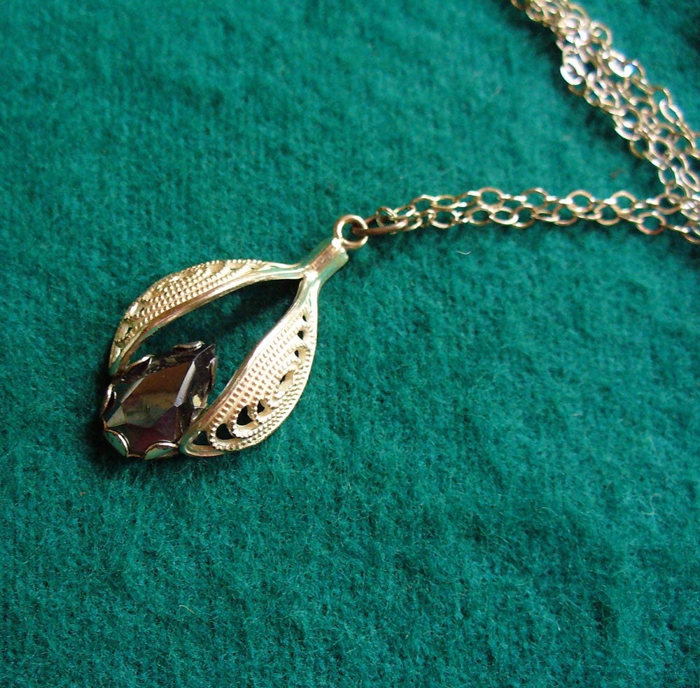 Alaska Black Diamond Genuine Hematite Sterling Silver Filigree Vintage