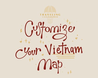 Saigon to America Map Customization Upgrade - Add-On (Customizations for "From Saigon to America" map) - Customize your order