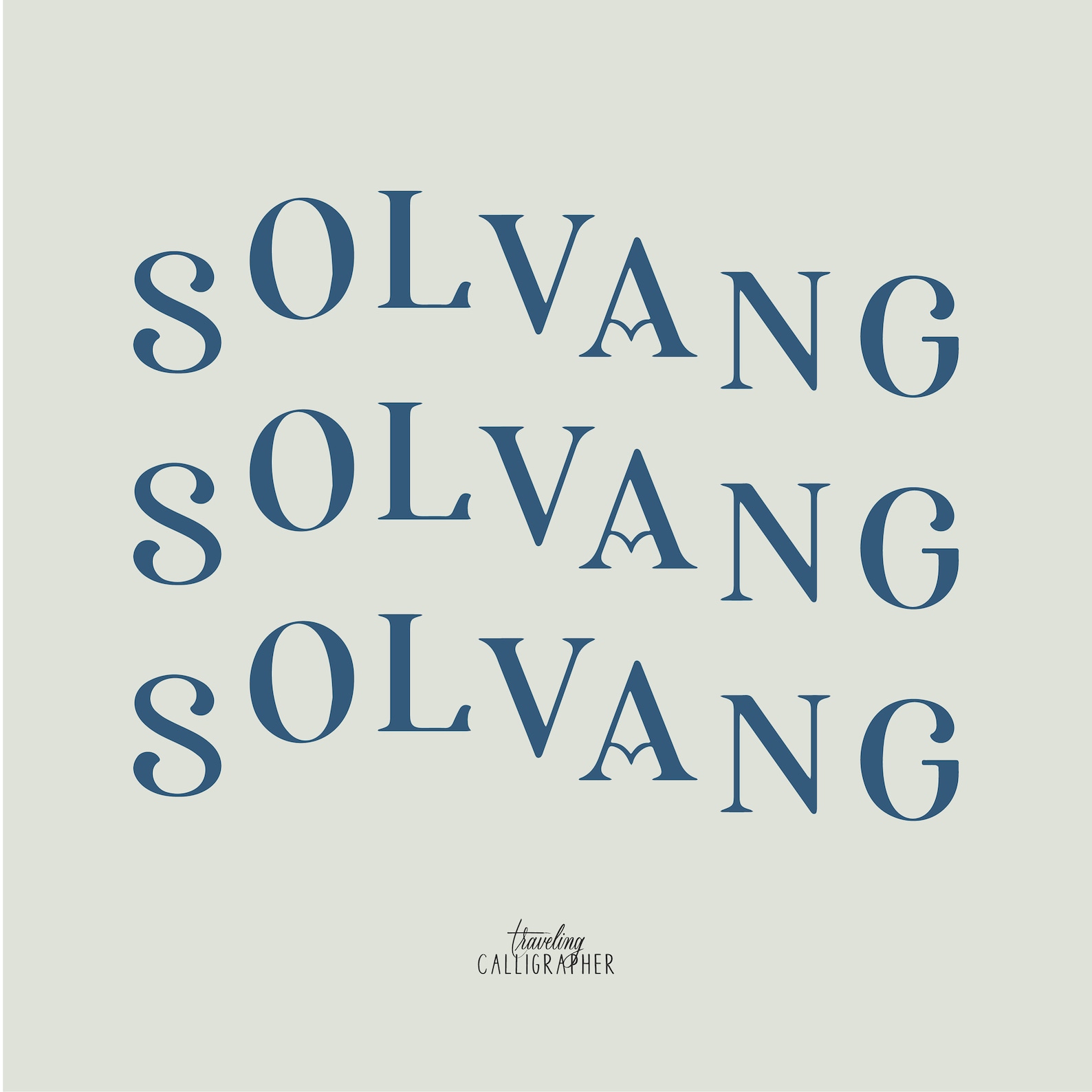 Solvang California Illustrated Map Print Map of Solvang Etsy