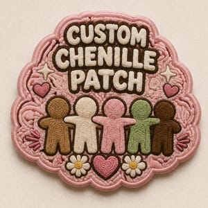 Custom Chenille Patches, Personalized Jacket Patch, Varsity Letter Patch, Iron On Chenille Applique, Sew On Patch for Bags & Clothing