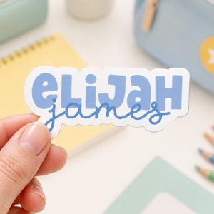 Personalized Name Stickers Waterproof School Labels Teacher Stickers Custom Vinyl Decals