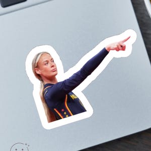 Sophie Pointing Meme Sticker Funny Basketball Waterproof Vinyl Decal