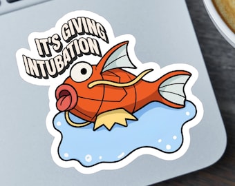 It's Giving Intubation Nurse Sticker | Funny ICU Respiratory Nurse Humor Decal