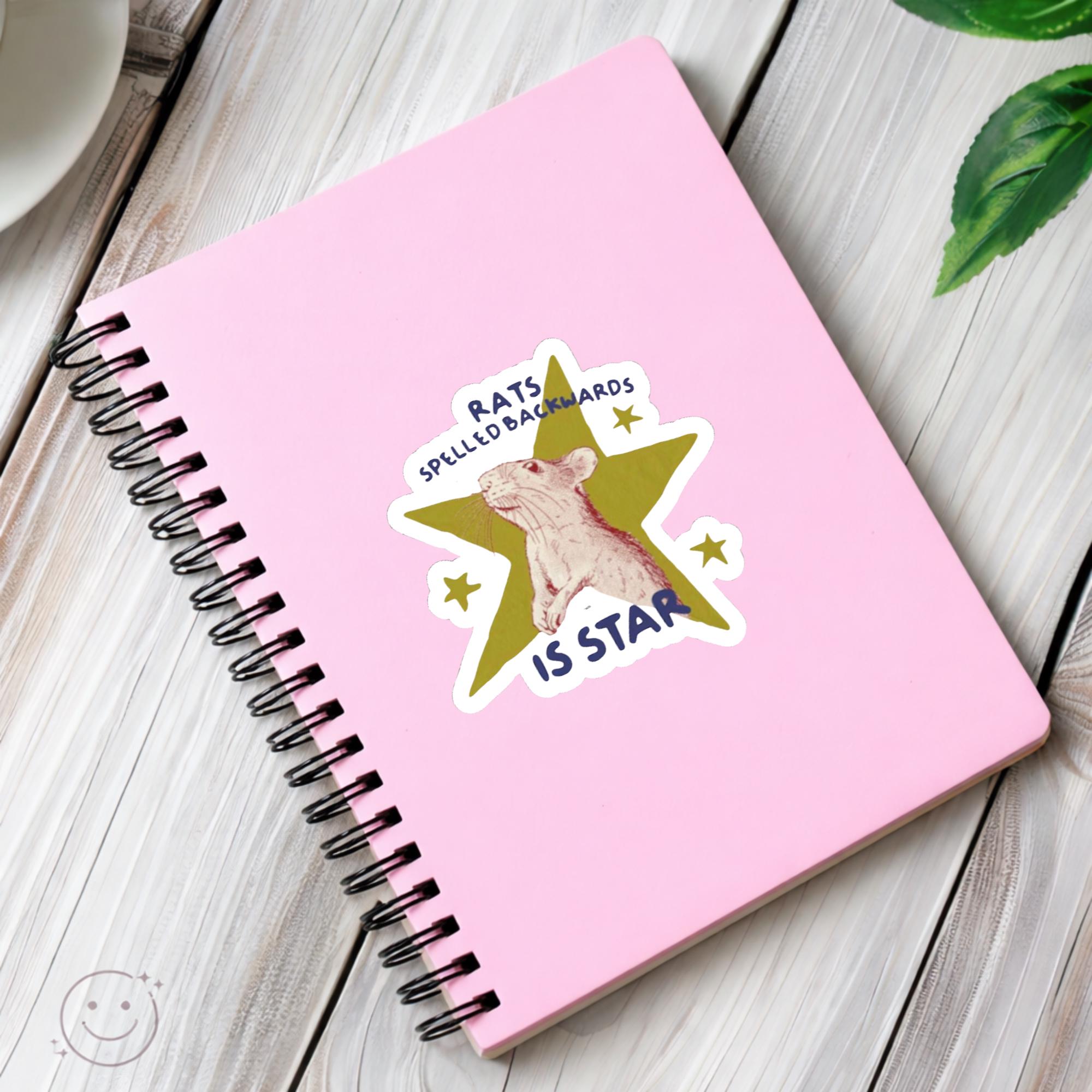 Rats Spelled Backwards is Star Sticker Funny Rat Meme Vinyl Decal - Etsy