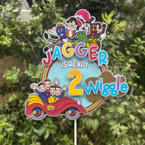 Wiggles tårtdekoration