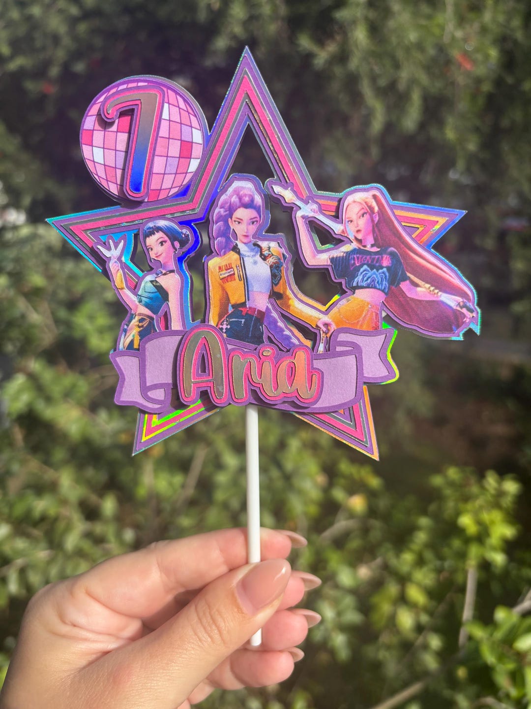 Huntrix Cake Topper - Etsy Australia