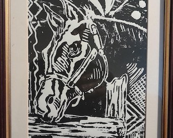 Het paard in de stal