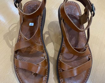 Moroccan women's sandals made of genuine leather - Spring set-and Stylish for sum