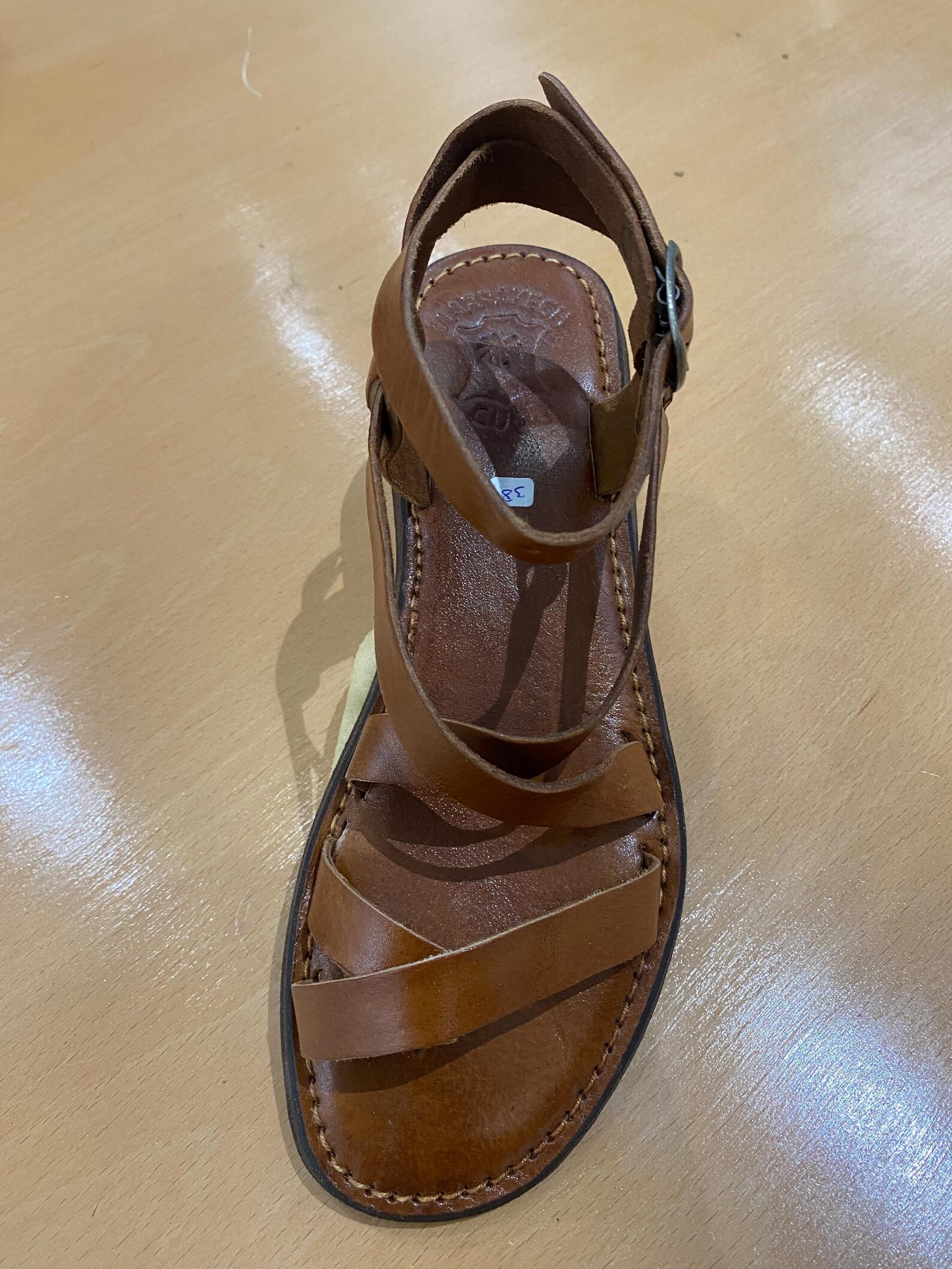 Handcrafted Moroccan Leather Sandals – Genuine Leather Women's Footwear — view 14