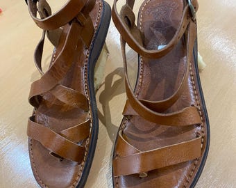 Moroccan women's sandals made of genuine leather - Spring set-and Stylish for sum