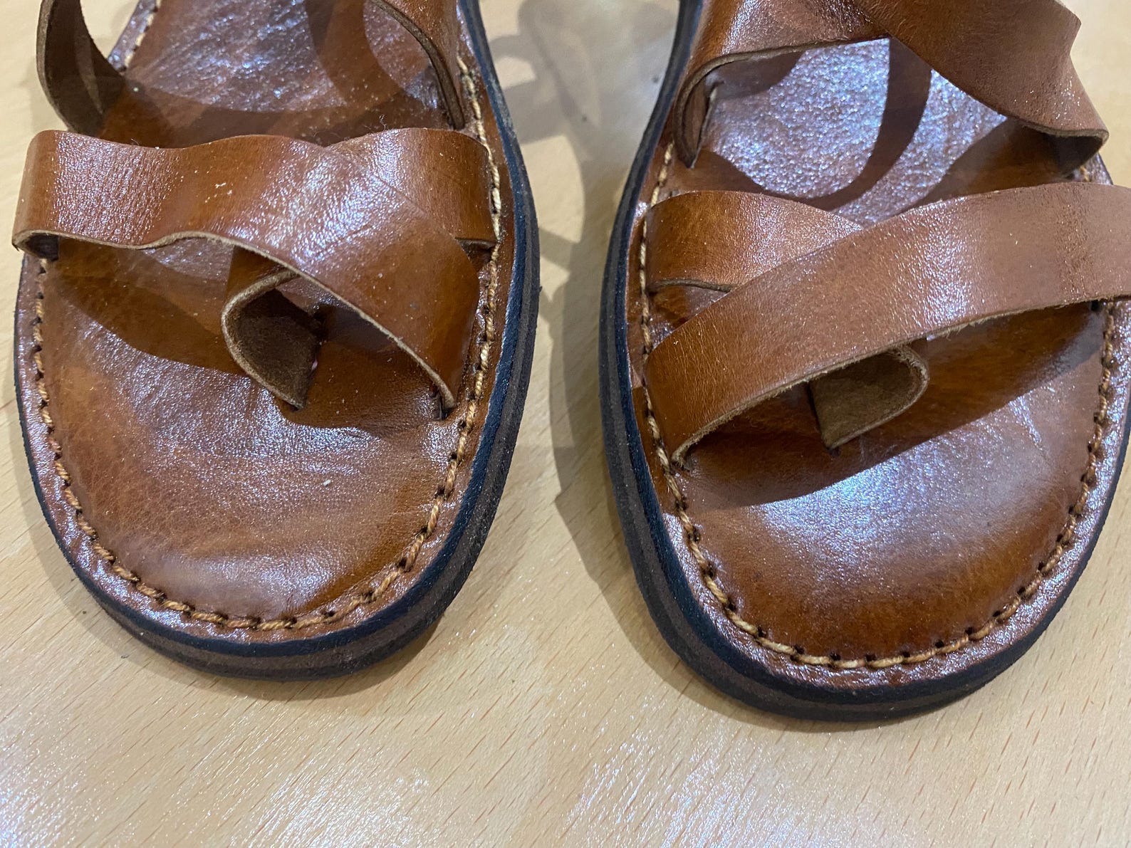 Handcrafted Moroccan Leather Sandals – Genuine Leather Women's Footwear — view 16