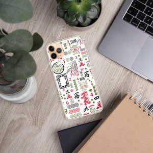 Mahjong Gift for Women, Cellphone Case iPhone, Mah Jongg Cell Phone case , Gift for Mah Jong Player, Mah Jongg Accessories, Mahjong Hostess image 9