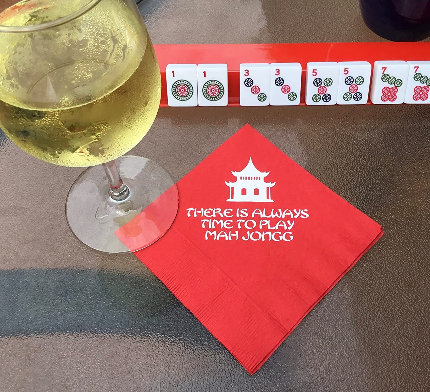 Mah Jongg Mahjong Napkins Beverage Cocktail Size 20 Count Etsy UK