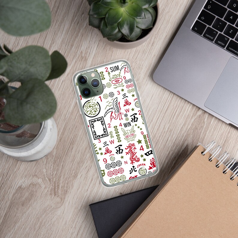 Mahjong Gift for Women, Cellphone Case iPhone, Mah Jongg Cell Phone case , Gift for Mah Jong Player, Mah Jongg Accessories, Mahjong Hostess image 7