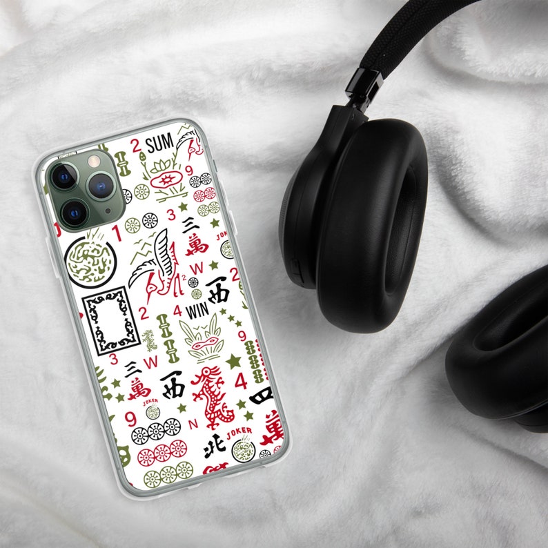 Mahjong Gift for Women, Cellphone Case iPhone, Mah Jongg Cell Phone case , Gift for Mah Jong Player, Mah Jongg Accessories, Mahjong Hostess image 6