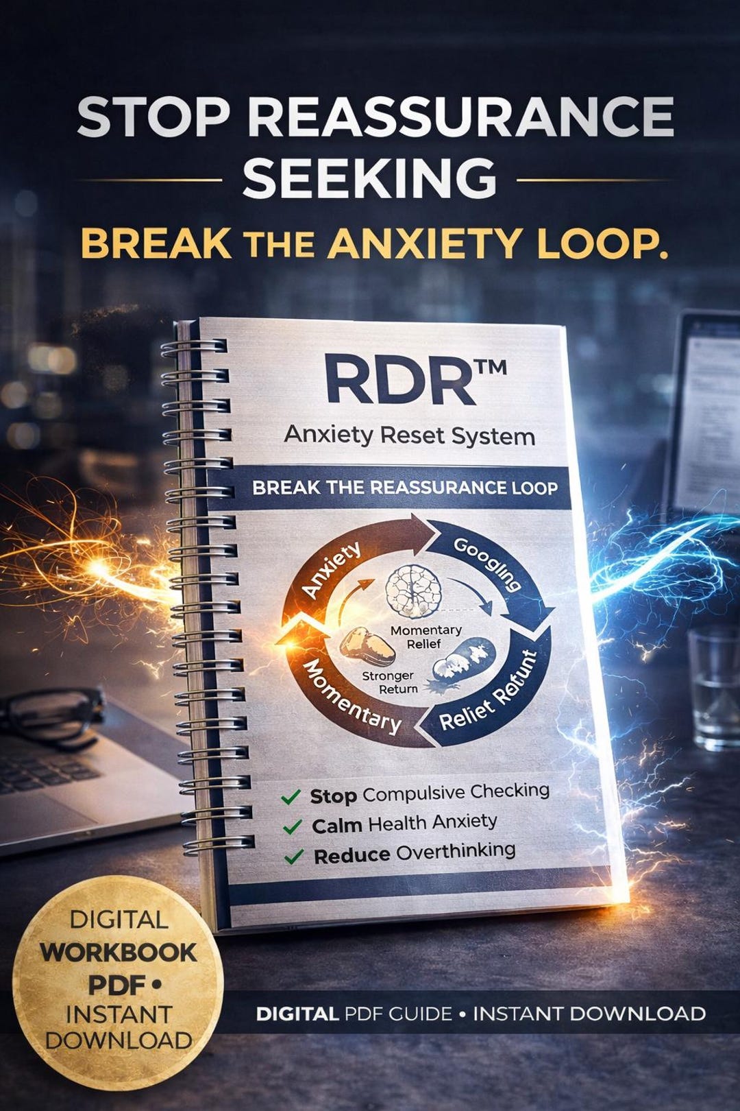 Stop Googling Your Symptoms | Health Anxiety Workbook | Break ...