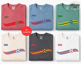 World Game Soccer Shirt 2026, Family Matching Football Tee Country Shirt, Retro Match Day Shirt, Game Day Outfit