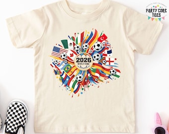 2026 All Nations Shirt, Global Soccer Fan Tee, International Football Shirt, World Game 2026 Fan Shirt, Soccer Lover Gift