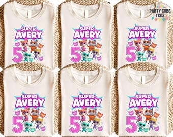 Super Kitties verjaardag meisjesshirt, Disney Birthday Queen Tee, Super Cats Family verjaardagsshirt, Disney Birthday Women Tee