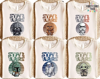 Camiseta familiar a juego de Star Wars, camiseta de Star Wars de Disney, camiseta del Día de Star Wars, camiseta de vacaciones de Disney, camisetas grupales de Disney, camiseta de Disney
