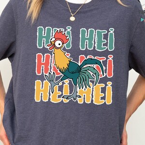 Camiseta a juego de Moana de Disney, camiseta Hei Hei Moana Pua Maui, camiseta familiar de Disney, camiseta de Disneyworld, camiseta familiar de Moana, camiseta de vacaciones en Disneyland imagen 3