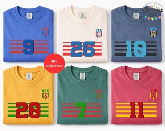 Global World Game 2026 Country Icons Shirt, World Soccer T-Shirt, Soccer Graphic Tee, Soccer Fan Shirt, National Teams Tee