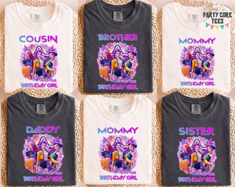 Custom Kpop Huntrix Birthday Shirt, Zoey Rumi Mira T-Shirt, Personalized Kpop Demon Hunter Birthday Tee, Huntrix Fan Gift Shirt