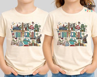Retro Disney Universal Studios Shirt, Universal Studios 2026 Trip Shirt, Disneyworld Tee, Disney Family Shirt, Family Trip Tee