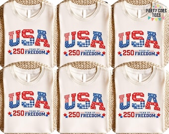 USA 250 Year Of Freedom Shirt, America 1776–2026 Tee, Patriotic USA 250 Shirt, July 4th Gift, America Flag Shirt