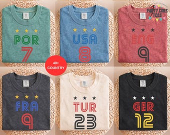 Retro Soccer 2026 Tee, Soccer World Tournament T-shirt, Global Football Game Day Shirt, Sport Fan Gift