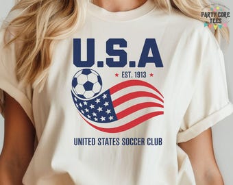 World Game United States Soccer Shirt, US Soccer Club T-Shirt, World Game 2026 Shirt, Football Fan Tee