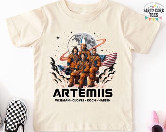 Artemis II 2026 Rocket Launch T-Shirt, Artemis 2 Journey Around the Moon, Space Enthusiast Gift, NASA Mission Graphic Tee