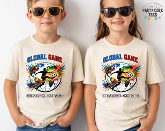 Global Game Soccer T-Shirt, One Passion One World Football Tee, Soccer Club T-Shirt, World Game 2026 Shirt