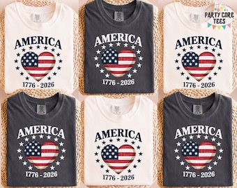 Made in America T-Shirt, Patriotic USA Flag Tee America 250th Anniversary Tee, Patriotic Gift, 4th of July Shirt, Independence Day Gift