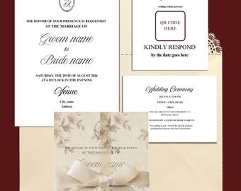 Wedding Invitation Template