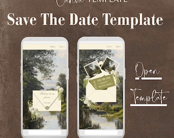 Floral Save The Date Template