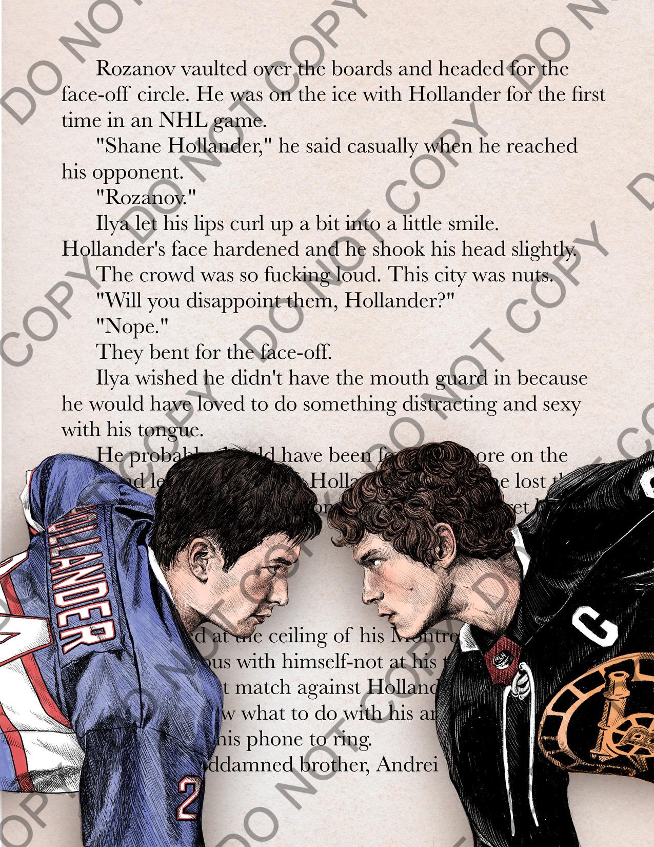 Heated Rivalry Book Page Art Print - Etsy