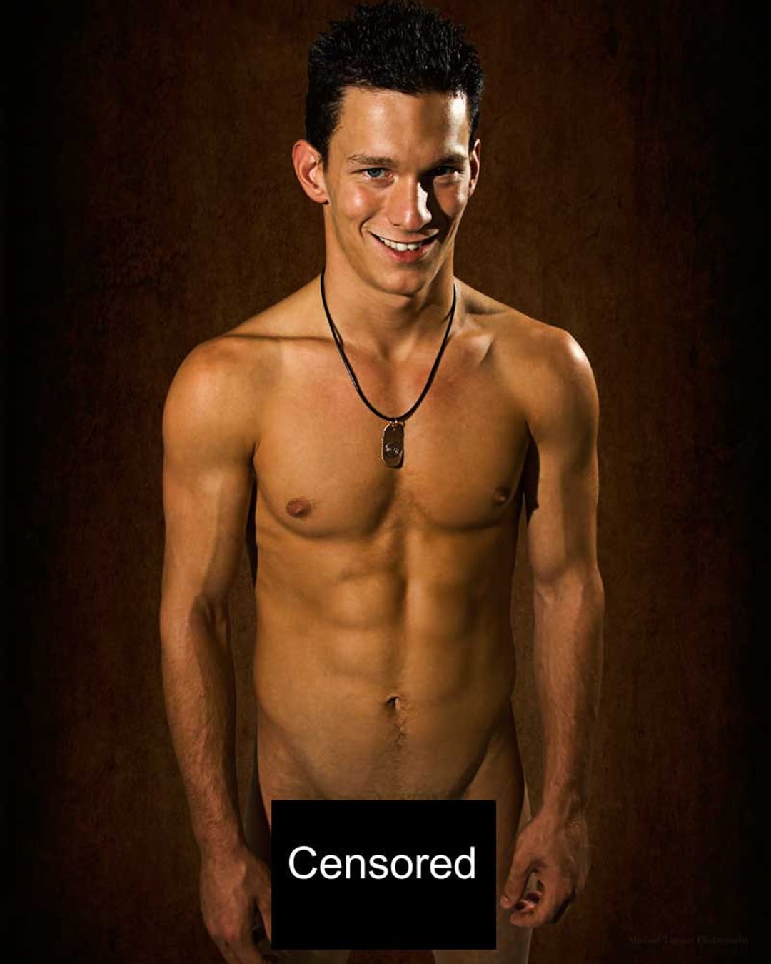 Nackt Mann lächelnd Gay Art männliche Art Nude Download JPG Foto