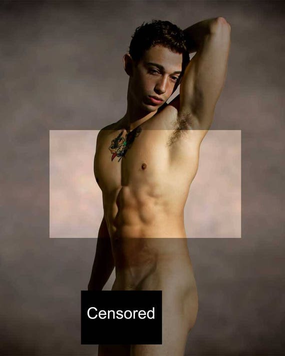 Model sztuki męskiej nago