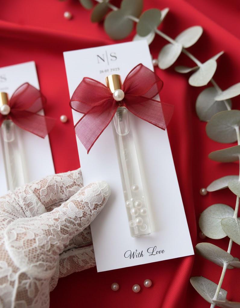 Personalized Mini Perfume Wedding Favors for Guests, Elegant Bulk ...