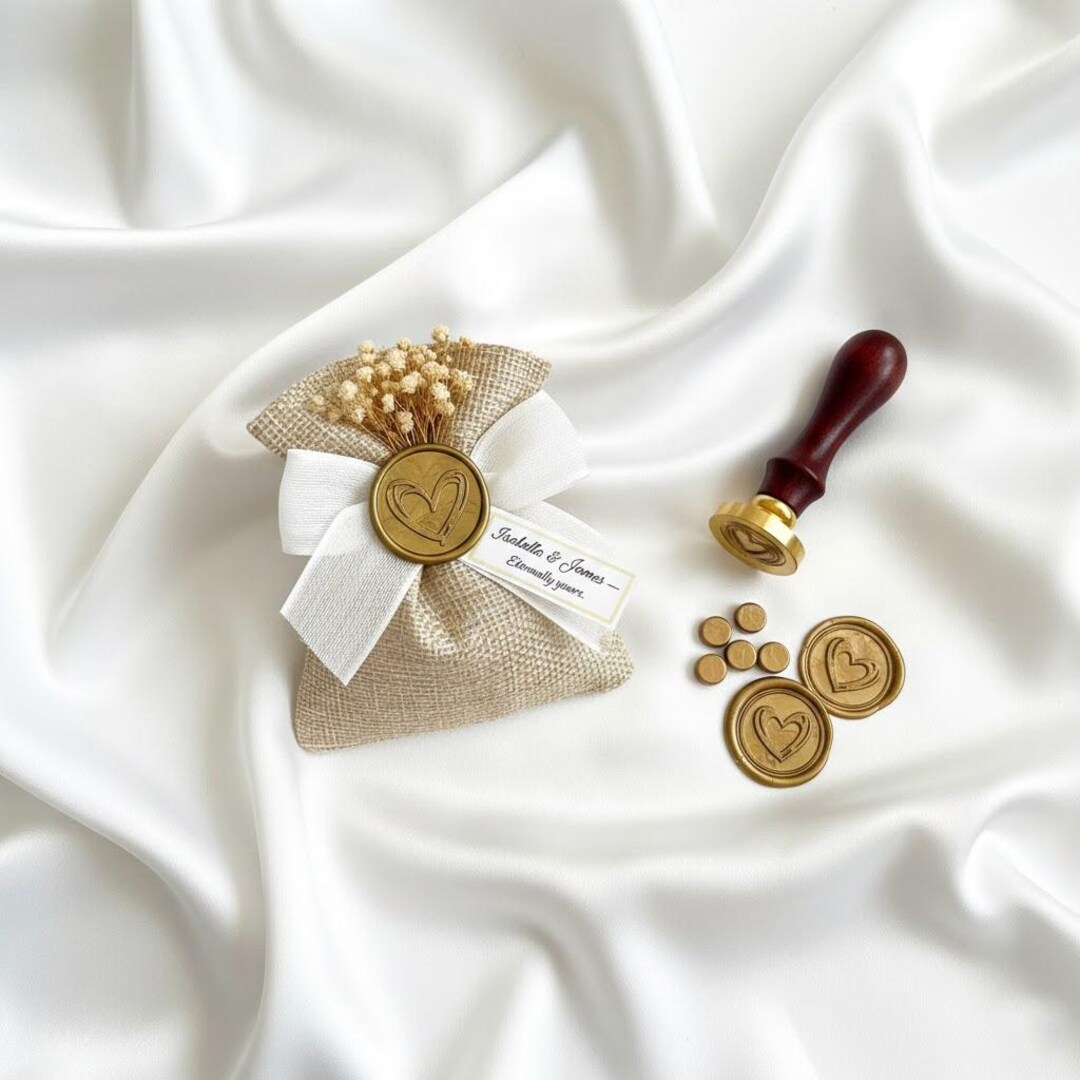 Personalized Lavender Sachet Wedding Favor for Guests | Rustic Elegant ...