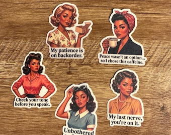 Funny Attitude Sticker Bundle | Sarcastic Vinyl Stickers | Sassy Waterproof Decals | Laptop & Water Bottle Stickers