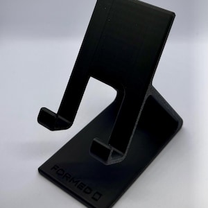 Minimalistischer Smartphone Ständer | Handyhalter Tisch | iPhone & Android Stand | 3D Druck PLA | Desk Setup Zubehör