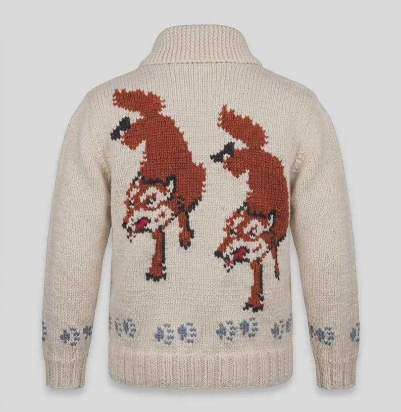 Fox Cardigan Inspired Hail Mary Canadian