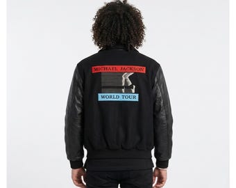 Michael Jackson Inspired Bad Tour Jacket | Retro 80s Concert Costume