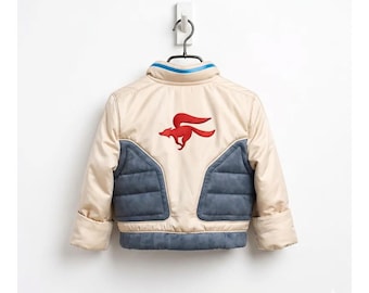 Star Fox McCloud Cosplay Leather Jacket – Video Game Costume Outfit, Gamer Gift, Custom Made